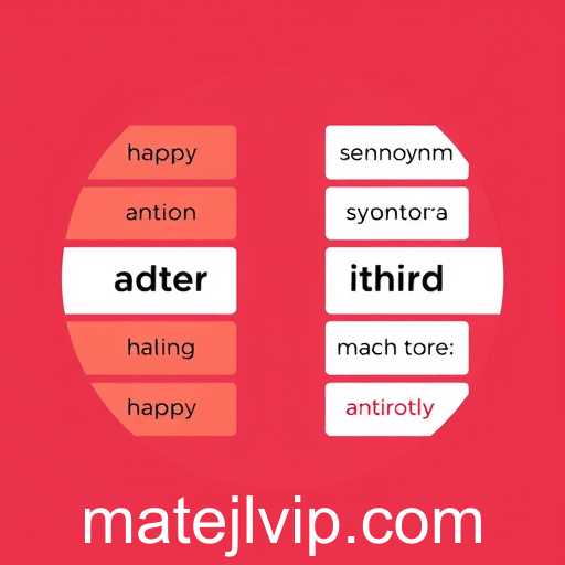 Exploring the World of Words: Synonyms & Antonyms as a Game Category